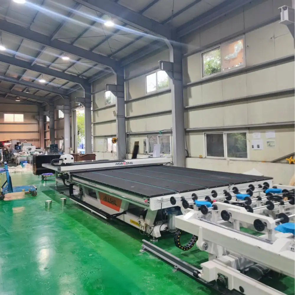 Precision engineering in auto glass cutting line machines